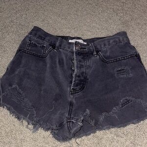 PacSun Charcoal Jean Shorts